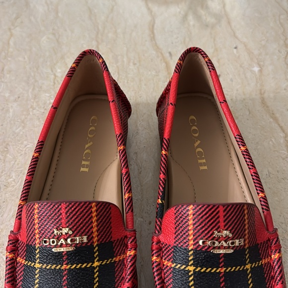 NWT Coach Marley Driver With Plaid Print. - Picture 6 of 12
